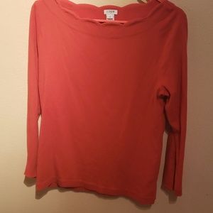 J. Crew burnt orange sweater